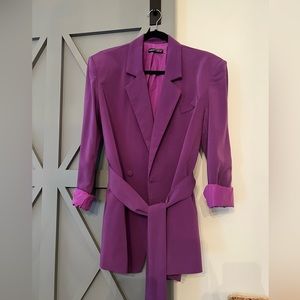 Oversized Purple Blazer!